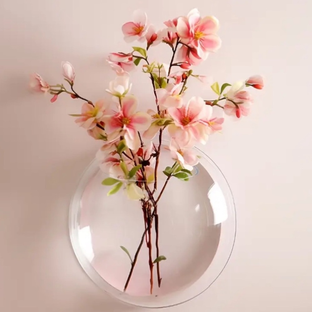 ❗️SOLD❗️2 (TWO) Wall-mounted Decorative Set, Hydroponic Plant Transparent - Picture 2 of 16